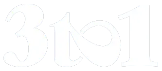 Logo 3to1 wit