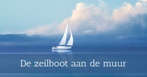 De zeilboot aan de muur
