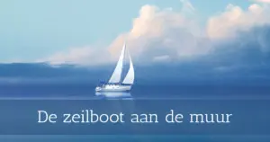 De zeilboot aan de muur