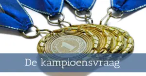 De kampioensvraag