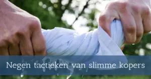 Negen tactieken van slimme kopers