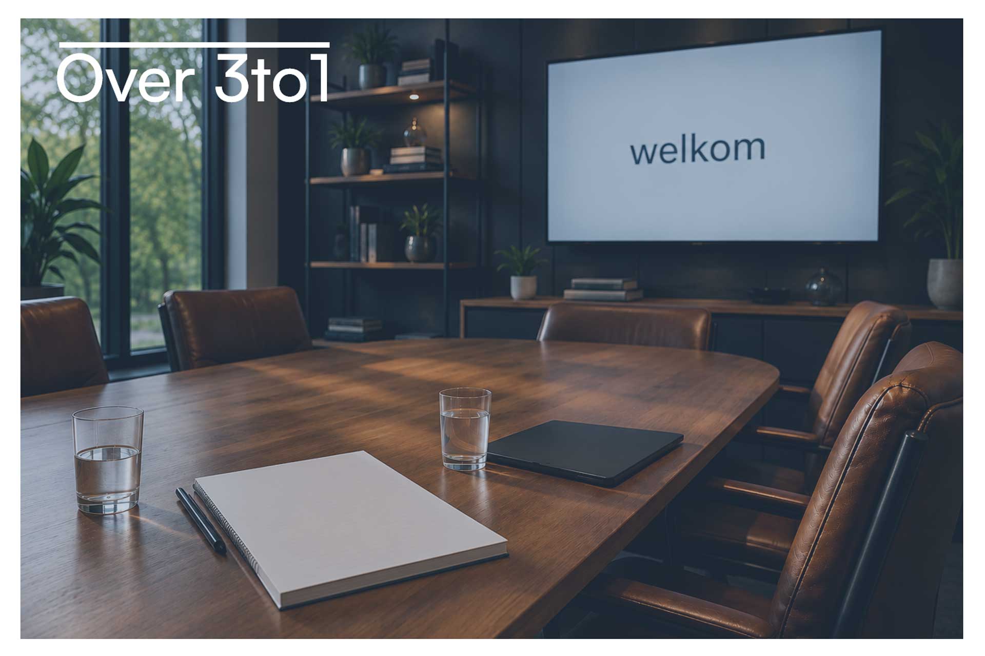 Vergaderruimte van 3to1 voor maatwerk salestraining en commerciële ontwikkeling